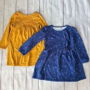 Two Carter’s 4T Dresses - CUTE!